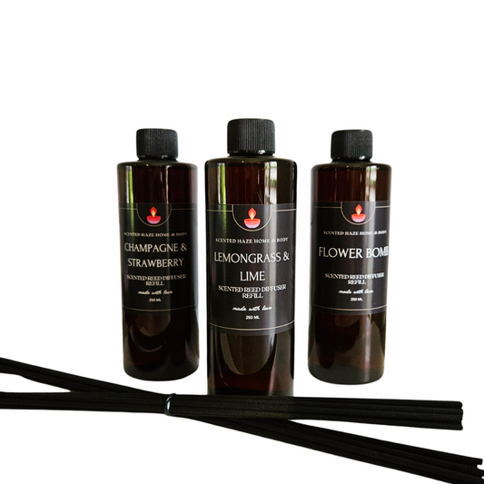 Aromatic Reed Diffuser Fragrance Refill & Reeds