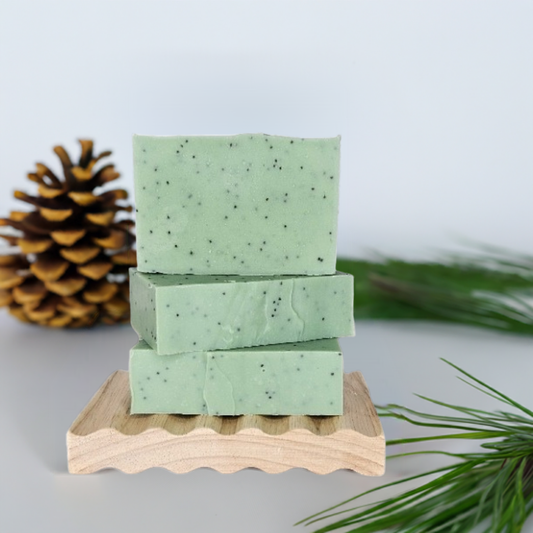 Soap Bar - Pine Scotch & Poppyseed Soap